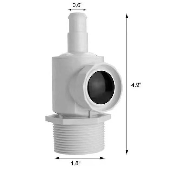 HKK  Soveltuu Polaris 280 180 380 480 3900 Sport - 9-100-9002 - Uima-altaan robotin seinäliitäntä - ACGIV