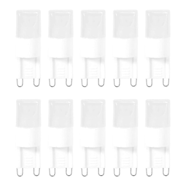 10x G9 1w LED Hög Ljusstyrka Lampa Varmvit 3500 K[HK]