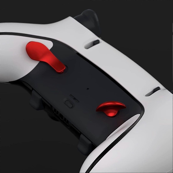 4 st Spelkontroll Bakre Paddlar Professionell Ersättning Metall Bakre Knappar för PS5 Edge Controller[HK] Red