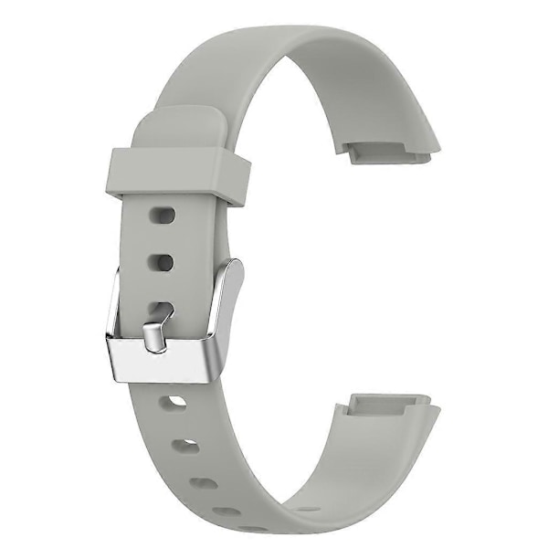 Silikone Armbånd til Fitbit-Luxe Ur Armbånd Blød Håndledsrem Loop Armbånd[HK] L White