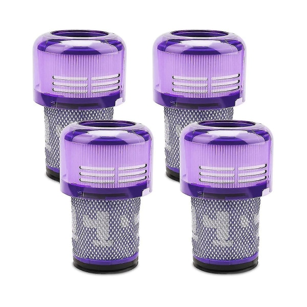 4-pakks V12-filtreerstatning for V12 Slim-støvsugere og V12 Detect Slim-støvsugere, Delenummer 971517-01[HK] As Shown