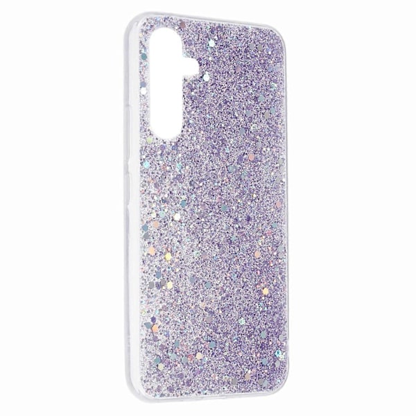 Glitterfodral för Samsung Galaxy A35 5G, reptåligt TPU-skal [HK] Style D Multicolor