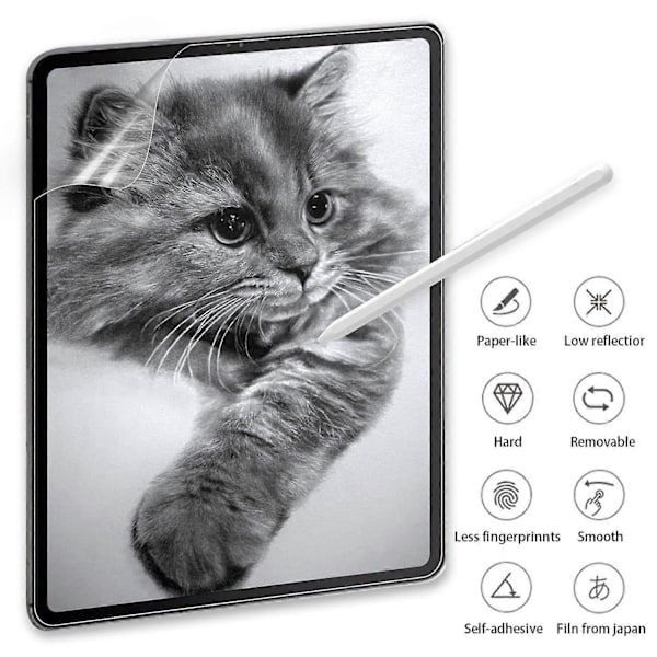 For Lenovo Idea Tab Pro Papirlignende Skjermbeskytter Sensitiv Berøring PET Nettbrett Skjermfilm[HK]