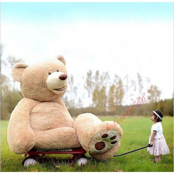 100 cm-340 cm flott gave gigantisk stor bamse plysj myke leker dukke (bare deksel)[HK] 100CM