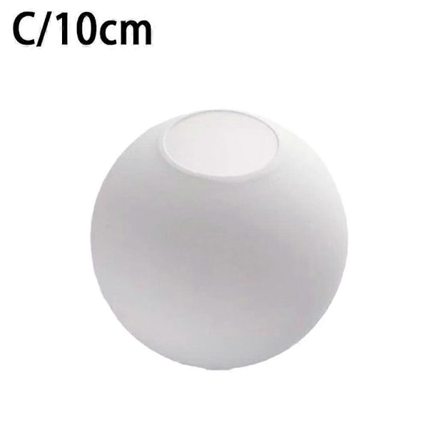 Mat Hvid Kugle Glas Lampeskærm Udskiftning Rundt Lysdæksel Fix[HK] 10cm