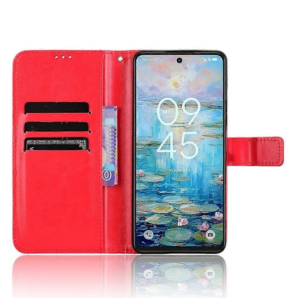 För TCL 50 Pro NxtPaper 5G/50 NxtPaper 5G Fodral PU Läder Plånboksfodral[HK] Style B Multicolor