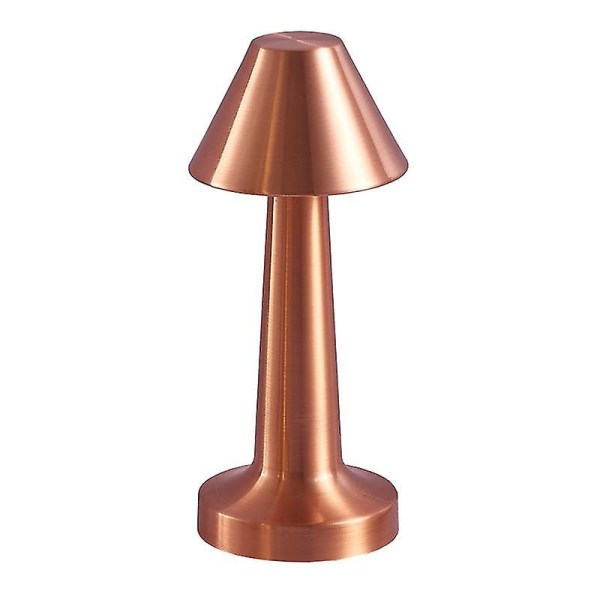 Retro Bar Bordlampe Led Tabl Lys Berøringsaktivert Oppladbar Trådløs Spisebordlampe For Restaurant Hot[HkkK] C-Copper