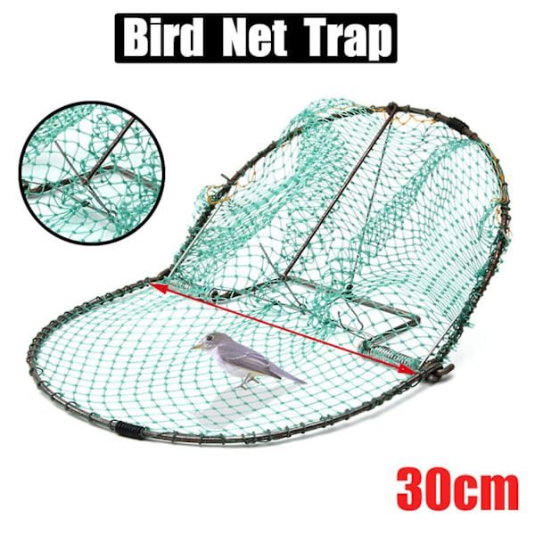 Humanitaarinen lintuloukku kyyhkysille ja varpusille, helppo pyydystysratkaisu [HK] 30CM