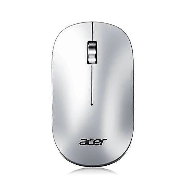 Acer Trådløs Mus Bluetooth 2.4G Dual Modes Genopladelig Ergonomisk Støjsvag Klik Gaming Mus til Laptop Notebook PC Computer Mus & Trackb[HK] Silver