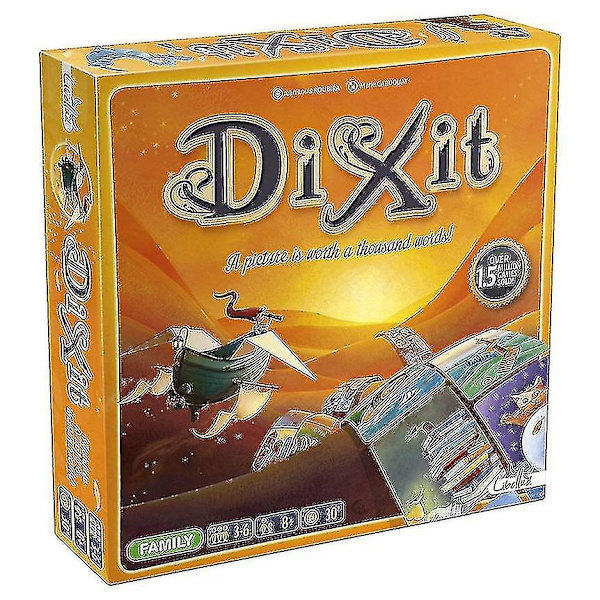 Vain Yksi Sana Dixit Lautapeli Strategiakortti [HK] Gold 12.3*8cm