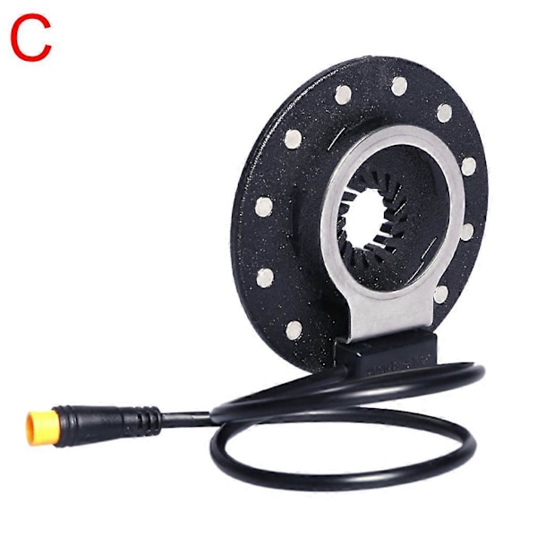 Sykkel Kraft Pedalassistent Sensor Sykkeldeler 12 Magneter Sykler Pedalsensor[HK] Black C