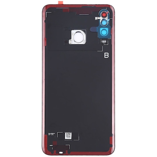 Huawei P30 Lite (48MP) Akun Kotelo Liimatarra + Kameran Linssinsuojus - Musta[HK] White Multicolor