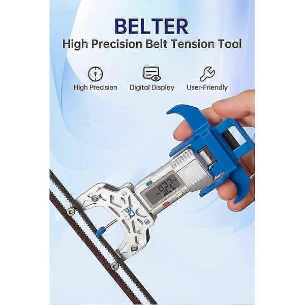 BIQU Belter Bältesspänningsverktyg Digital Display Elektronisk Sensor Bälteselastisk Tensiometer för Voron VZBOT LDO Motor S2DW[HK]