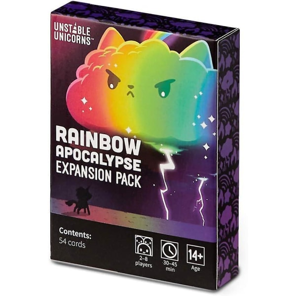Unstable Unicorns Rainbow Apocalypse - Laajennuspakkaus - Suunniteltu lisättäväksi korttipeliin [HK]