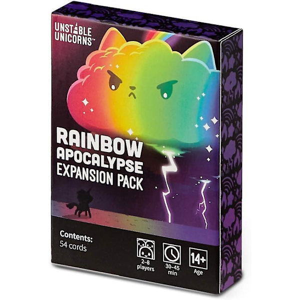 Unstable Unicorns Rainbow Apocalypse Udvidelsespakke - Designet til at blive tilføjet kortspil[HK]
