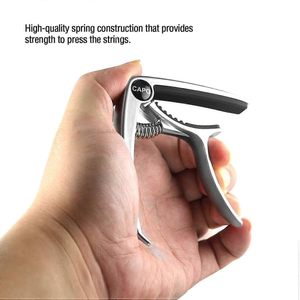 Akustisk gitar-capo for 6 strenger