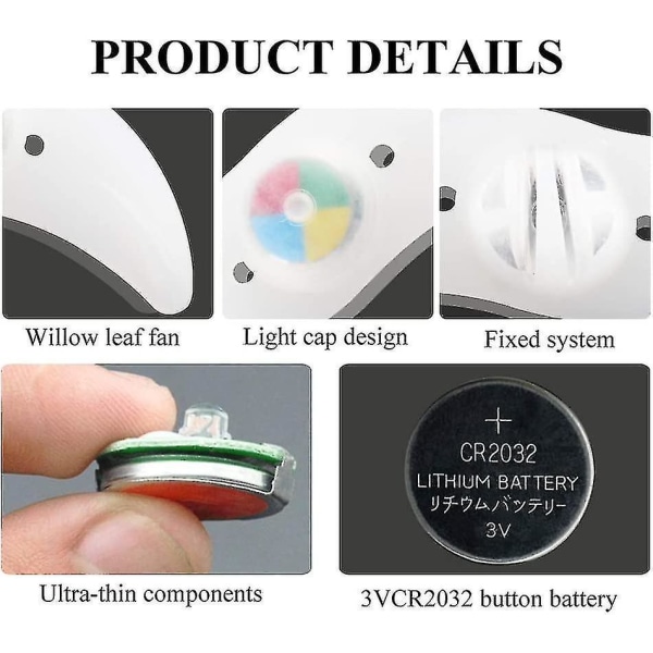 HK 4 X Led-pyöränpyörän valo, vedenpitävä Led-pyöränpyörän valo, jossa on 3 vilkkuva tilaa Led-pyöränpyörän lamppu Color