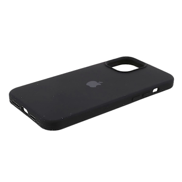 Silkkisen pehmeä, kiinteä silikonikuori iPhone 12 Mini -puhelimelle [HK] iPhone 12 mini 5.4 inch Black