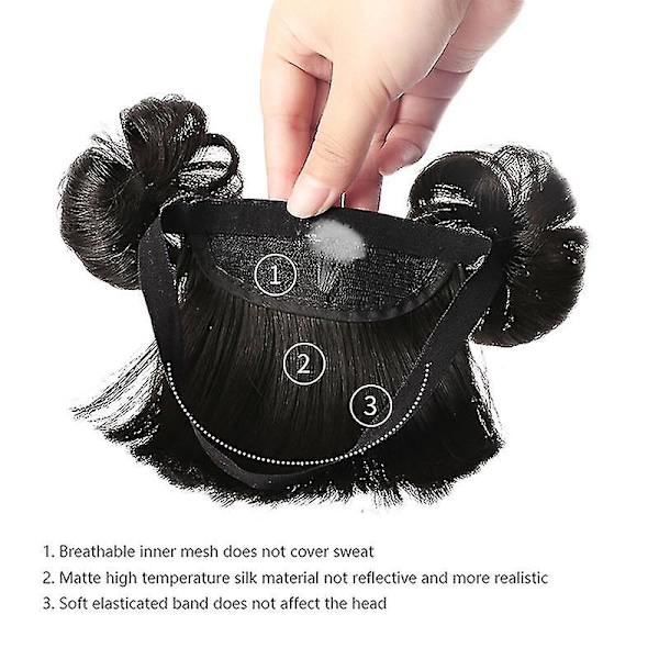 Baby Peruk Fläta Hårband Peruk För Barn Baby Pannband Baby Hår Barn Falsk Lugg Hfmqv[HK] One Size