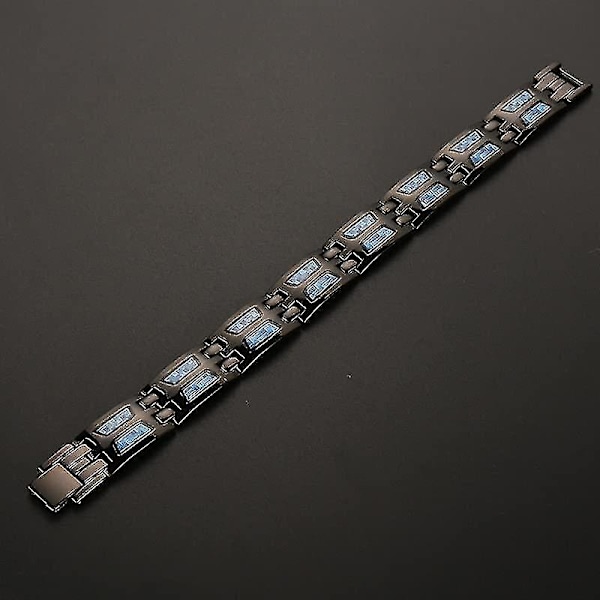 2022 Titanium Kraft Magnetarmband Carbon Blå Terapi Fit Plus Magnetoterapi Kroppsuppstramande Armband[HK]