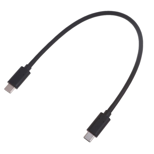 100W USB-C - USB-C -kaapeli suora / suorakulmainen Type C -kaapeli tabletille ja puhelimelle nopeaan lataukseen [HK] 30cm Straight head
