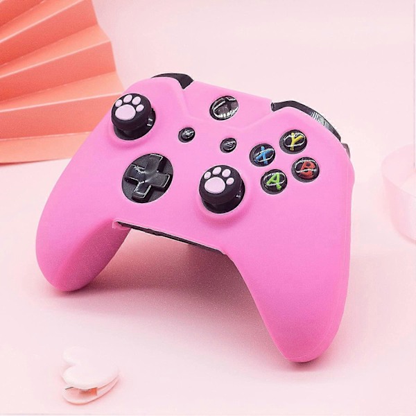 Sött Skinnskydd för Xbox One / Series X/S Handkontroll Halkfritt Silikongrepp Skyddsfodral Tillbehörsset Trådlöst[HK]