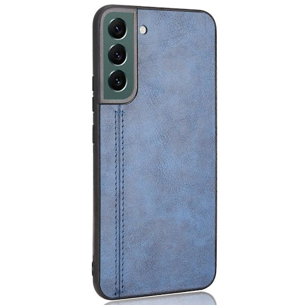 För Samsung Galaxy S22+ 5G Sömmar Telefonskal Belagt Hårt Mjukt Halkfritt Grepp Skyddande Fodral[HK] Style C Samsung Galaxy S22+ 5G Blue