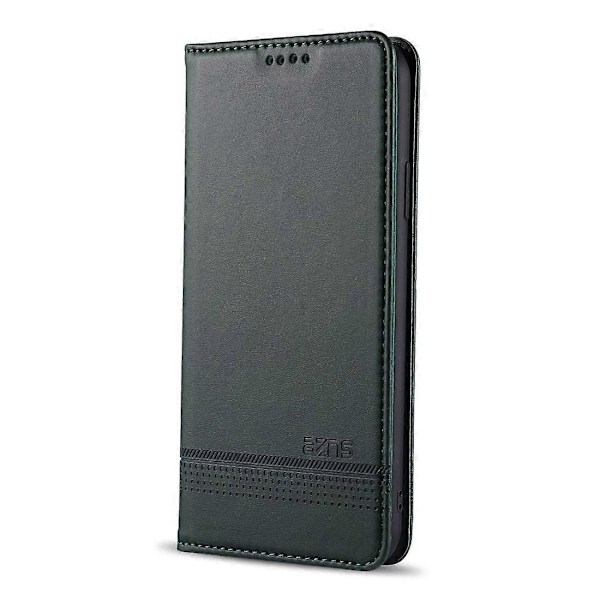 Læder Etui til iPhone 12 / 12 Pro[HK] Dark Green