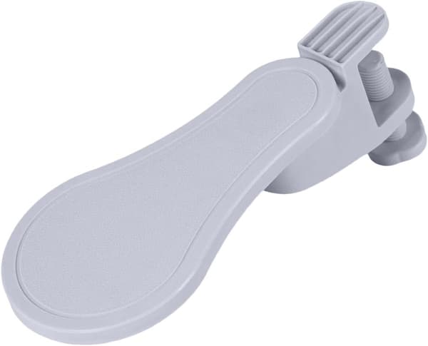 Armlæn til skrivebord, justerbar ergonomisk computerbordtilbehør, bærbar støttepude til bærbar og stationær brug, ideel til kontor, S[HK] Grey
