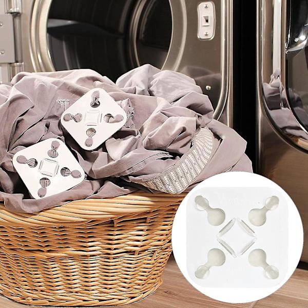 HK 2 stk sengetøy anti-floke gadget vaskemaskin tørketrommel teppe dynetrekk sokker bh fiksing vask floker wad reduksjonsenhet verktøy_Newway L