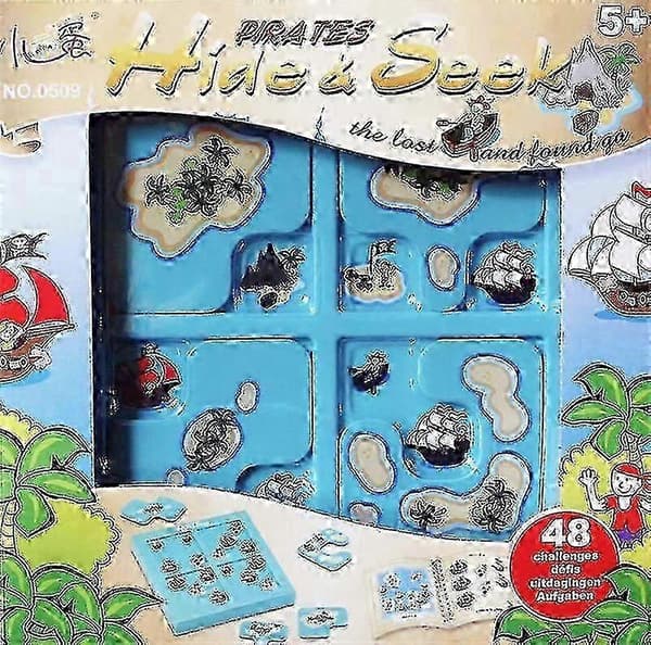 Pirates Hide&seek Iq -lautapelit perheen interaktiiviset lelut[HK]