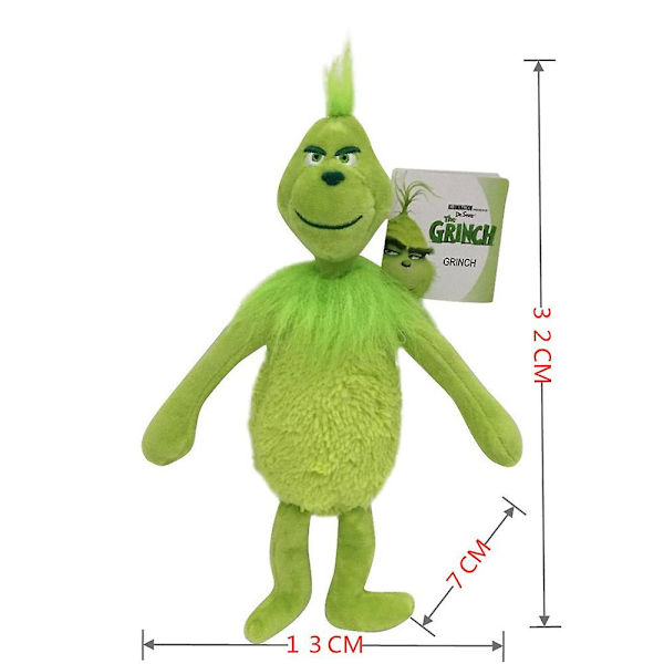 The Grinch Max Dog Myk Plysj Leke Jul Fylt Dukke Gutter Jenter Barn Gave[HK] Grinch
