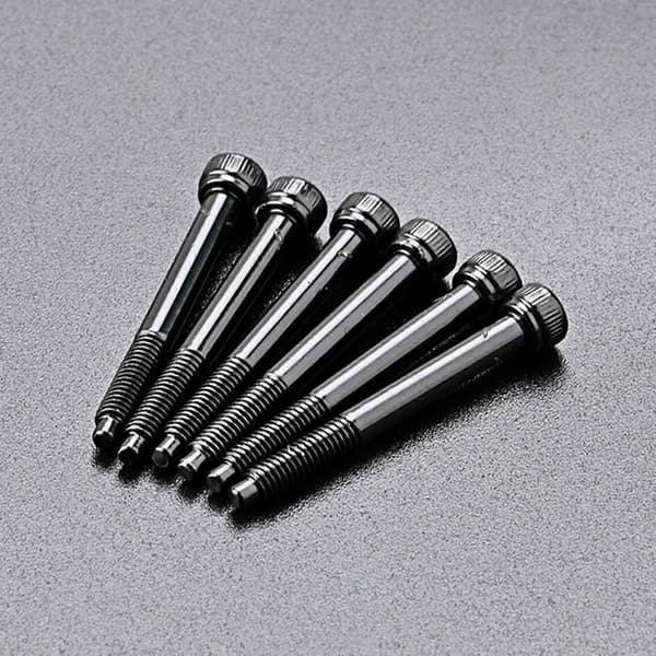 6 stycken Tremolo Stall Sadel Skruvar för Elgitarr Stränglås System Tillbehör[HK]