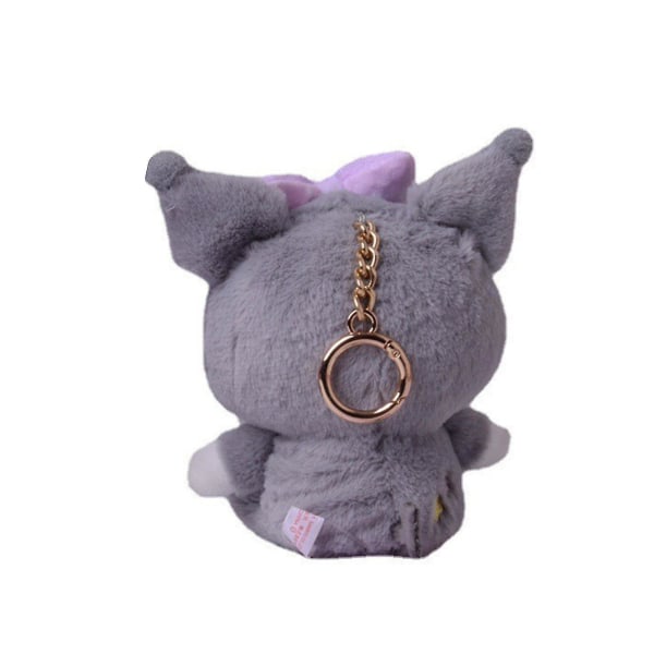 Rion Sanrio Cartoon Kawaii Kuromi My Melody Cinnamoroll Pehmolelut Pehmeät Täytetyt Nuket Lapsille[HK] Kulomi Pendant