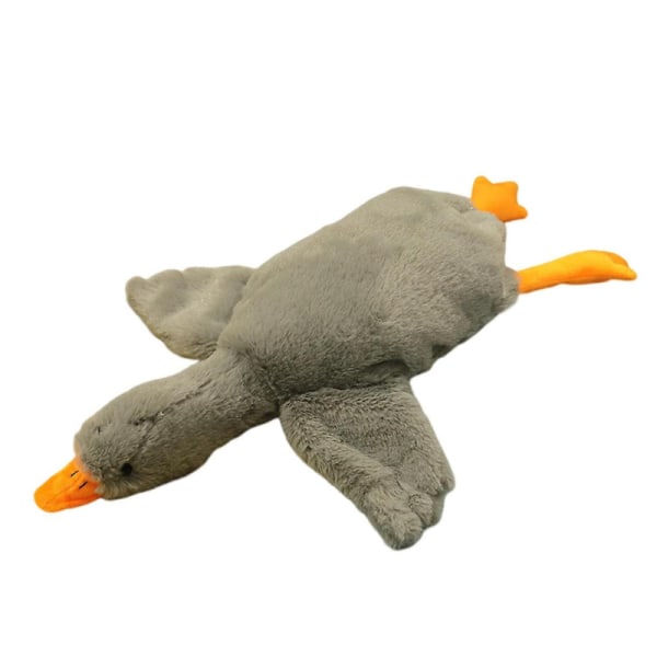 50/90 cm Giant Goose Pute Fluffy Elastisk Sovepute Tegnefilm dyreplysj Sengeinnredning Nydelig R[HhkK] Grey 50cm