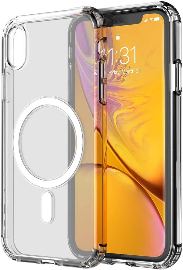 Transparent iPhone X/S mobilskal MagSafe-kompatibel