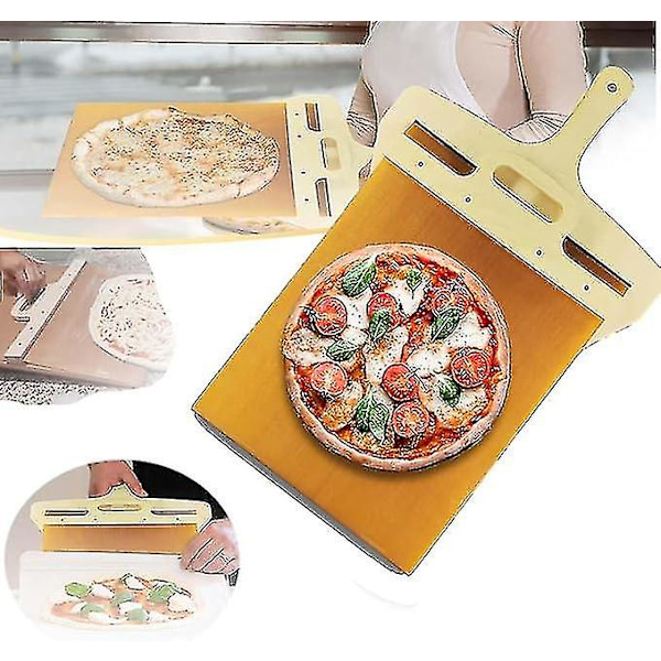 HKK  Sliding Pizza Peel,sliding Pizza Peel - Pala Pizza Scorrevo,100% New