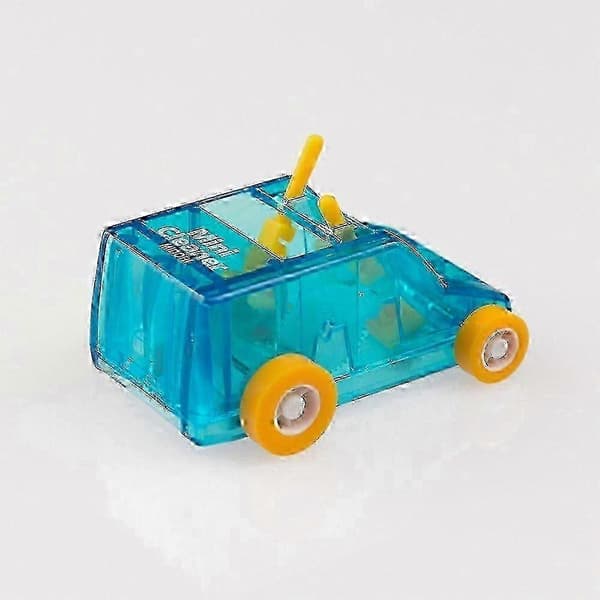 Blå Transparent Mini Skrivebordsrenser med Støvsugningsfunktion[HK] Blue Transparent