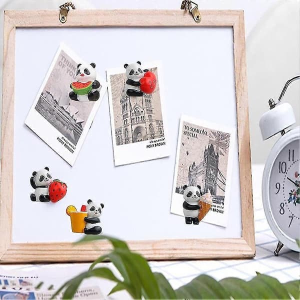 Panda Magnetisk Kylskåpsmagnet Söt Panda Kylskåpsmagnet Lättanvänd Magnetdekal Hög Kvalitet[HK] A