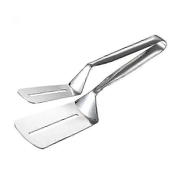 25-26 Dobbeltsidig klips i rustfritt stål for steking, snuing av fisk og biffer - Multifunksjonell mattangspatel [HK]