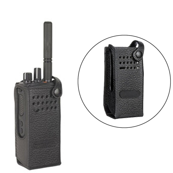 Pmln5839 Walkie Talkie Hård Läder Bärväska För Xpr7000 Xpr7350 Xpr7350e Dgp8050 Dp4400 Dp4401 R([HK])