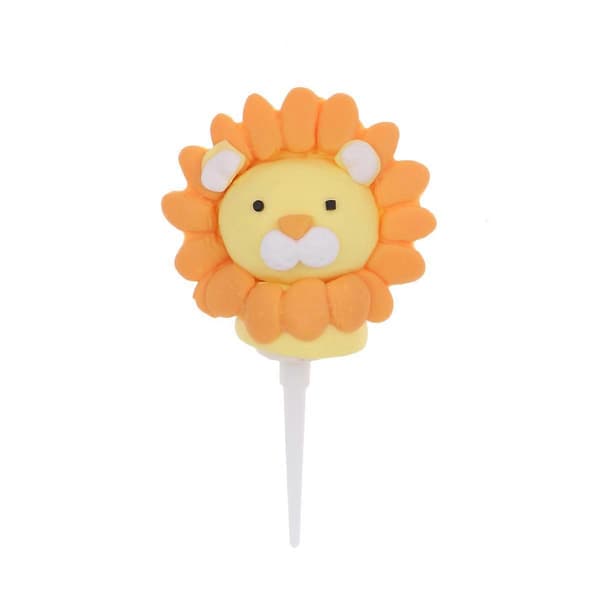 Cupcake Dekorasjoner Løve Kake Pynt for Dekorering 1 stk Polymerleire [HK]