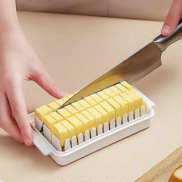 Smørboks Opbevaringsboks Skæring Konserveringsboks Smør Crisper Opbevaringsboks (HK)