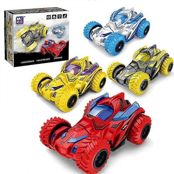 360 Spin Attack Stuntbil Leker, Inertial Dumper Buggy, Lekerasebil for gutter [HK] Yellow B