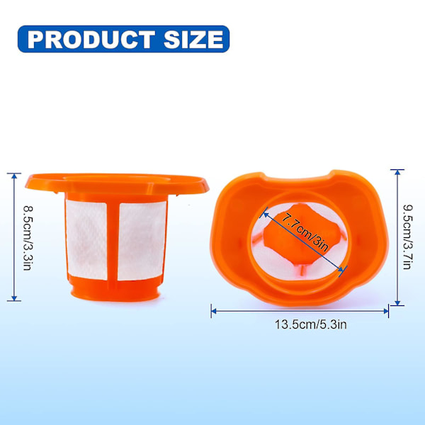 3 kpl Suodattimia BLACK+DECKER BHHV320B BHHV320J BHHV520BF BHHV520BFP BHHV520BT BHHV520JF Langattomalle Imurille[HkkK]