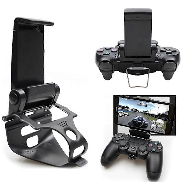 Type A Mobiltelefonholder for PS4-kontroller med Klemme, Fjernstyrt, Justerbar Spillklemme[HK]
