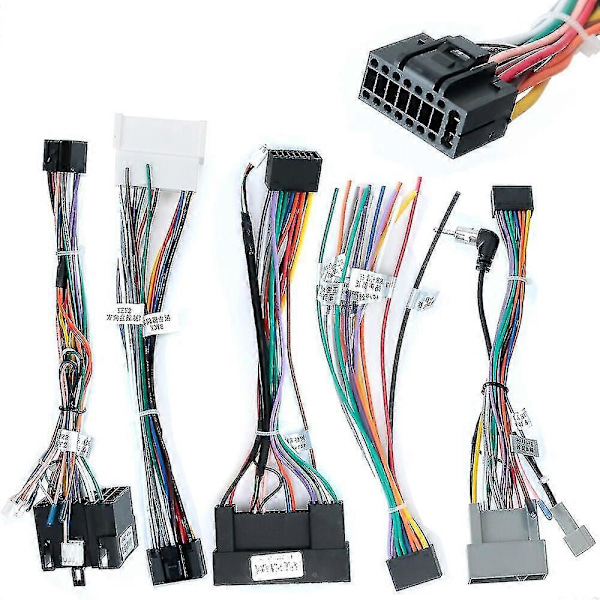 Virtaliitin 2 Din auton Android-radiokaapeli universaali [HK] VW small cable