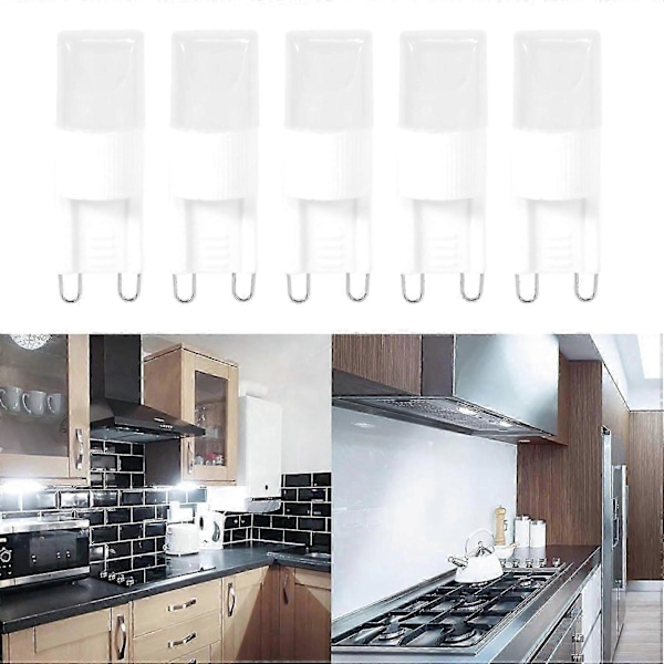 10x G9 1w LED Hög Ljusstyrka Lampa Varmvit 3500 K[HK]