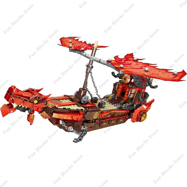 Phantom Ninja Drage Model Byggesæt Legetøj til Drenge Børn[HK] NO Box 1 Figure