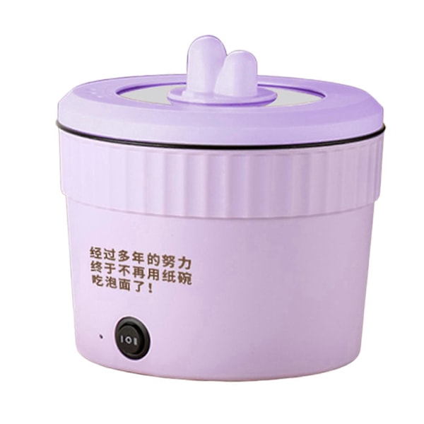 Elektrisk Gryta Non-Stick Ramen Kokare Multifunktionell Gryta för Wok Stek Nudlar Ramen Kokare[HK] 1.8L Kimchi Pot Purple